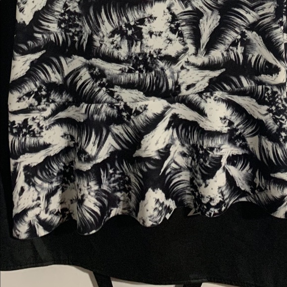 ZARA RETRO BLACK & WHITE DRESS - Picture 6 of 6